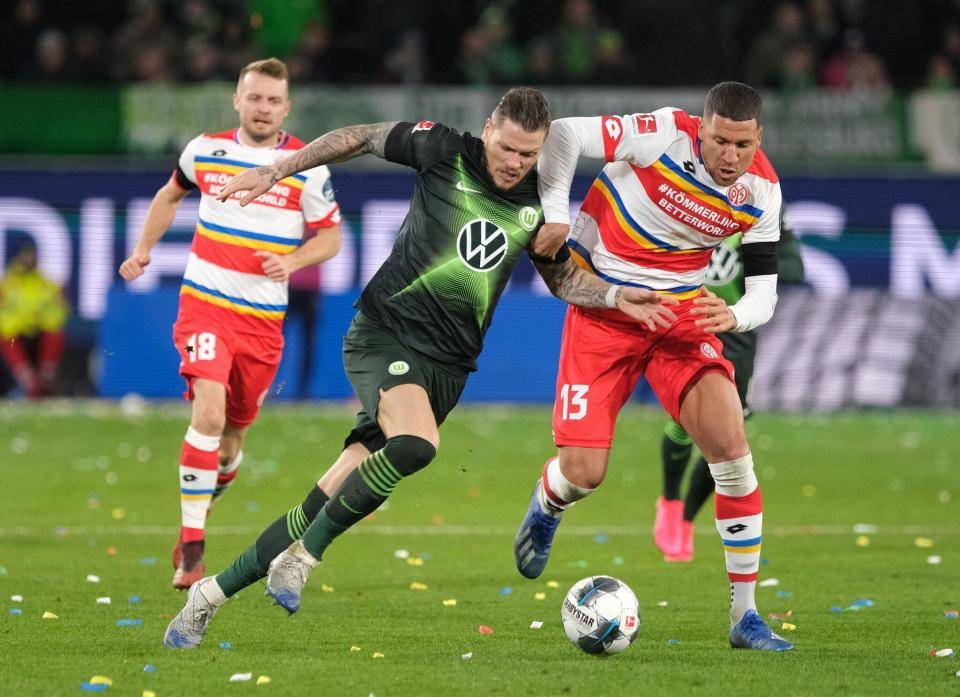 沃尔夫斯堡主场战平法兰克福，德甲积分榜再添一分